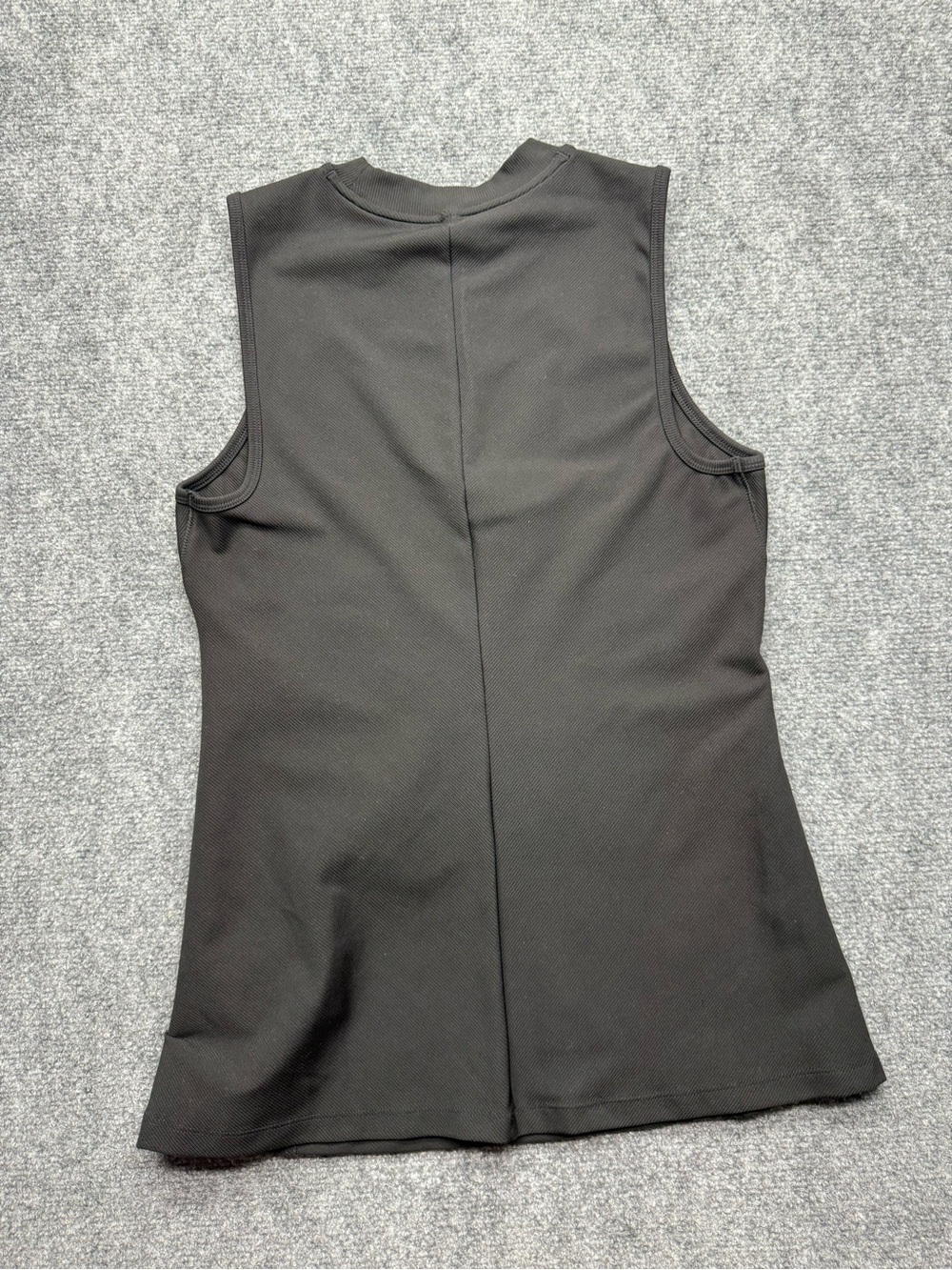 Athleta Womens Medium Bayview Black Sleeveless Tank Top Front Hidden Pocket - Picture 7 of 7